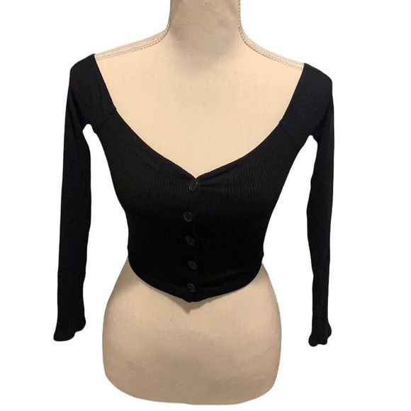 Fashion Nova Ribbed Crop Top - Picture 1 of 7